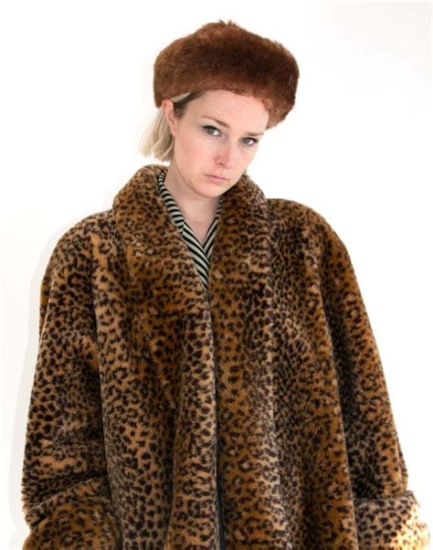 womens leopard fur coat|leopard fur coat vintage.